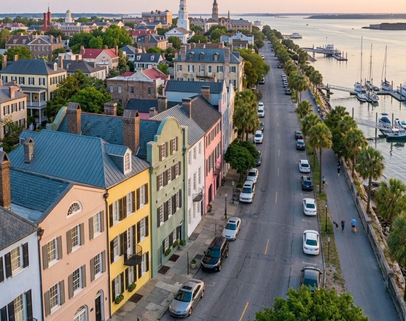 Rainbow Row, Charleston, SC