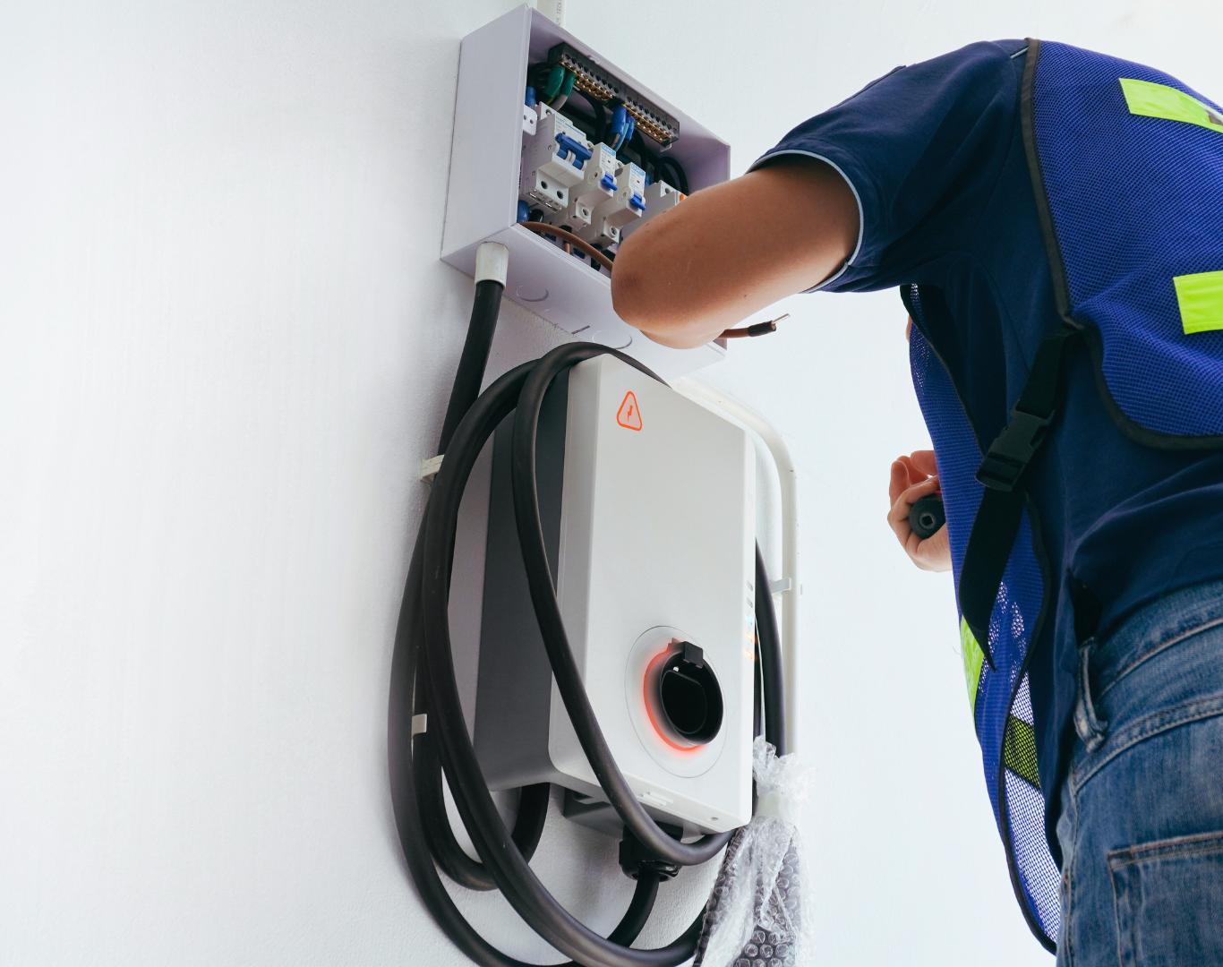 Professional EV Charging in North Charleston, SC with a residential electric vehicle charger installation